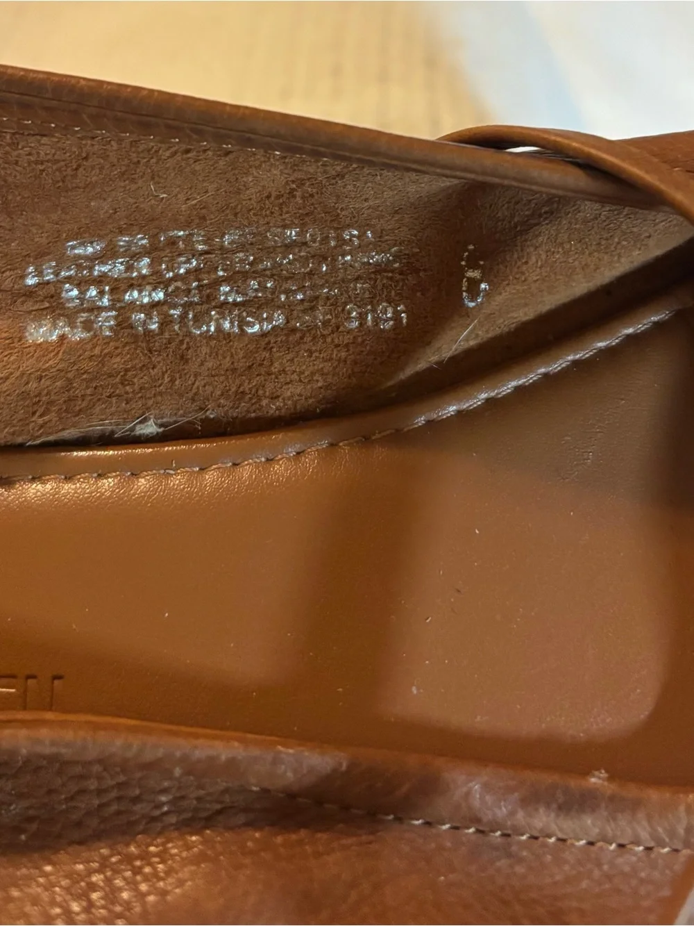 Steve Madden Soft Brown Leather Mary Jane Ballet Flats Buckle Strap Sz 9